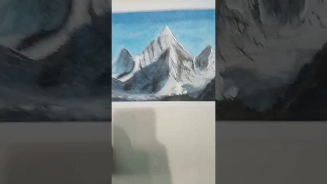 Drawing of Mount Everest  #viral short#Mount Everest