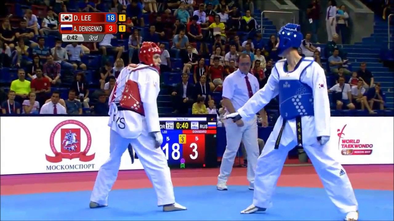 MOSCOW 2017 WORLD TAEKWONDO GRAND PRIX. Final M-68  LEE-DENISENKO