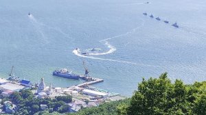 Вид на Петропавловск-Камчатский с Мишенной сопки