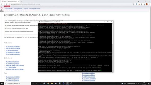 wget / dpkg | Instalación de paqutetes en Linux смотреть онлайн