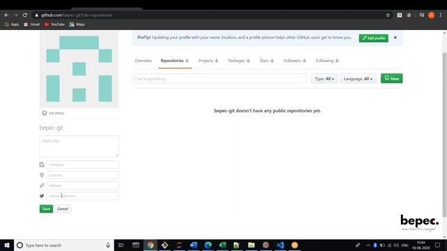 Create your GitHub repository in 2 minutes