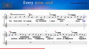 Stuck - Stacie Orrico (Tenor/Soprano Saxophone Sheet Music Gm Key / Karaoke / Easy Solo Cover)