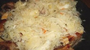 Тушеная картошка со свиными ребрышками