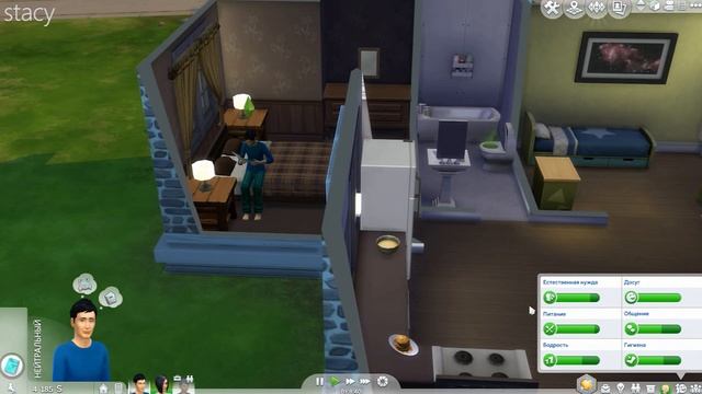 The Sims 4 Семья Цветков #8 / Ночные Приключения, Рутина / Stacy смотреть онлайн
