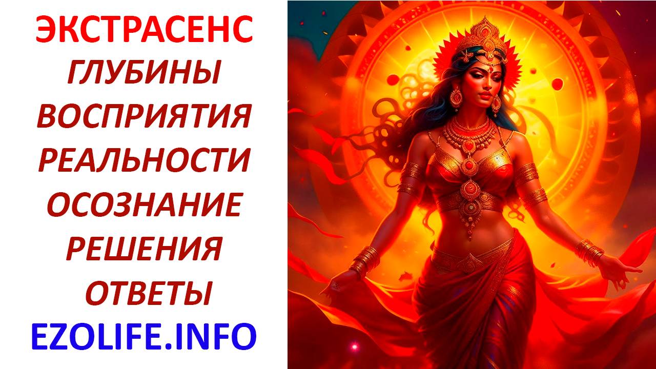 ЭКСТРАСЕНС ГЛУБИНЫ ВОСПРИЯТИЯ РЕАЛЬНОСТИ ОСОЗНАНИЕ РЕШЕНИЯ ОТВЕТЫ
