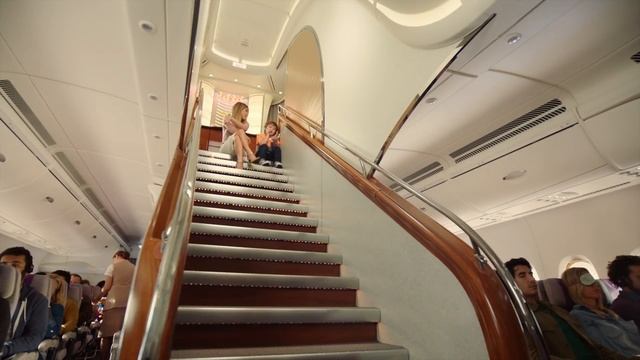 Дженнифер Энистон в рекламе A380 Emirates