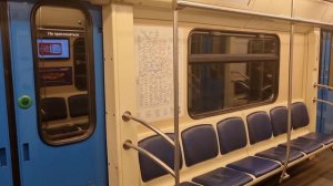 Калининская линия метро. Марксистская - Третьяковская на 81-760/761 "Ока". 6 февраля 2024г.