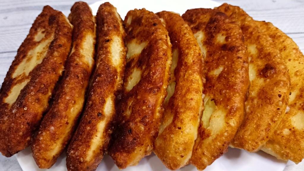 Пирожки с картошкой из творожного теста. смотреть онлайн