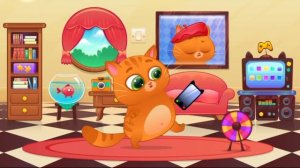 КОТИК БУБУ #01 Знакомство с котиком в игре Bubbu на канале Мистер Игрушкин