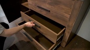 Тумба с дверцей и 4 ящиками Глазго