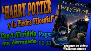 Harry Potter y la Piedra Filosofal" AudioLibro en Español Cap.2 -|El Vidrio que Desvaneció|