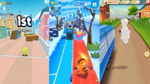 Talking Tom Hero Dash vs Om Nom Parkour vs Backkom Gold Run.Гонка Безумных Бегунов.Кто Круче