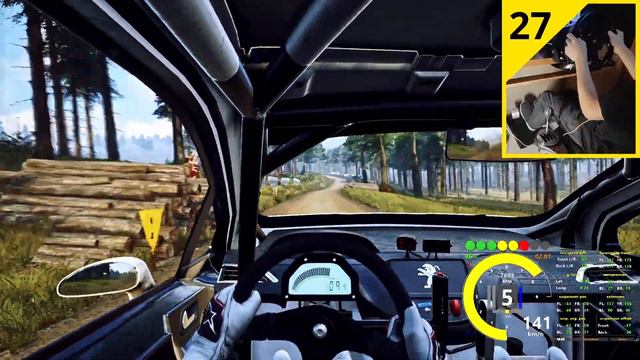 Dirt Rally 2.0 | Thrustmaster T300 RS + TH8A Gameplay | Peugeot 208 R2 4K смотреть онлайн