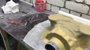 Форма из силикона для капители. Часть 2.