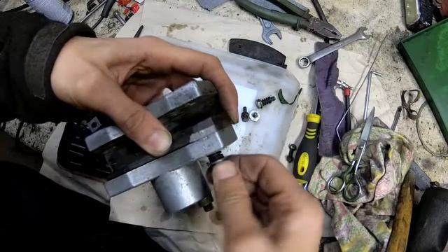 Установка двигателя и ремонт тормозов на карт смотреть онлайн