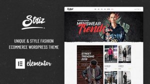 Striz - Fashion Ecommerce WordPress Theme | Themeforest Website Templates and Themes