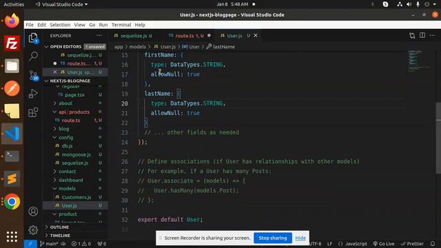 Next.js 14 Tutorial #14 Connect MySQL with Sequelize in Next.js 14