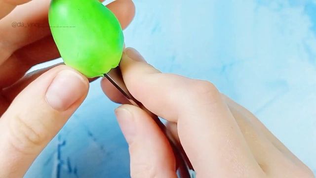 Авокадо из полимерной глины | как слепить авокадо