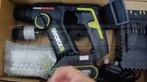 WORX WU380S.5 BRUSHLESS 20V 3 in 1 CORDLESS ROTARY HAMMER / CORDLESS ROTARY HAMMER / BRUSHLESS MOTO