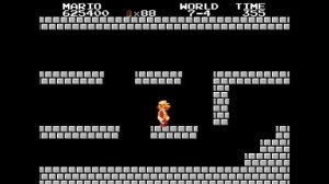 Super Mario Bros. (NES) Level 7-4