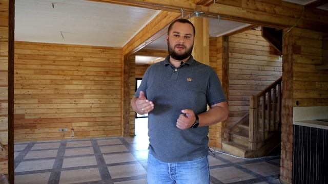 Дом из клееного бруса лиственницы в Алуште, Крым, Ти-Арт