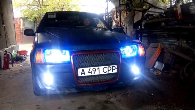 Линзы + ДХО Ваз 2109 смотреть онлайн