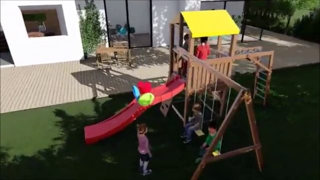 Городок 3D визуализация смотреть онлайн