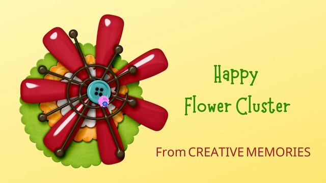 SCRAPBOOKING PRINT: Happy Cluster Flower смотреть онлайн