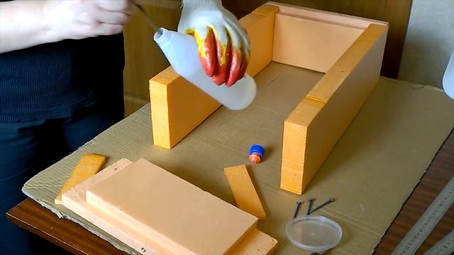 Улей из пеноплекса делаю своими руками. Собираю и склеиваю корпуса на 145 рамку. Часть четвертая.