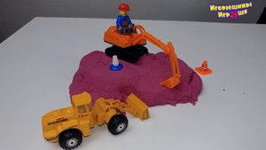 Машинки из Китая Полицейский Форд и Пикап Погоня за пикапом с песком Cars toys video