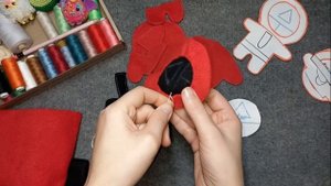 Мягкая игрушка своими руками из сериала Игра В Кальмара