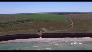 Побережье Черноморского района с. Северное Крым с высоты птичьего полета