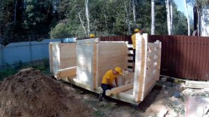 Строительство хозблока по проекту "Живаго - 2"#минибрус