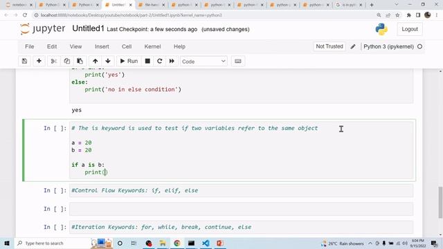 Python keywords in hindi | python keywords | python keywords and identifiers in hindi