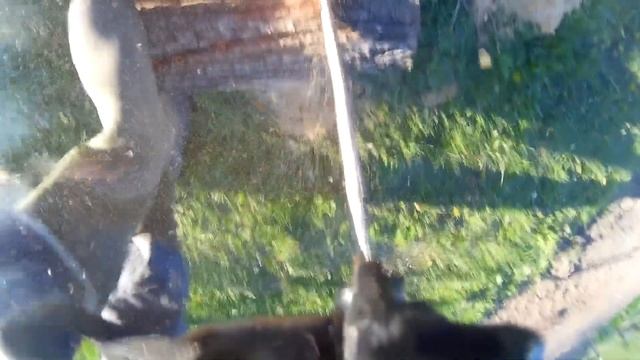 Табуретка своими руками за 5 минут  Как сделать табуретку из дерева (табуретка бензопилой)