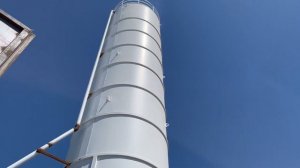 Пневмотранспорт «БОРЕЙ 20» на подаче минерального порошка из мельницы в силосную башню