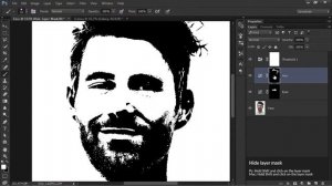 PHOTOSHOP - How to make LOGO from FACE