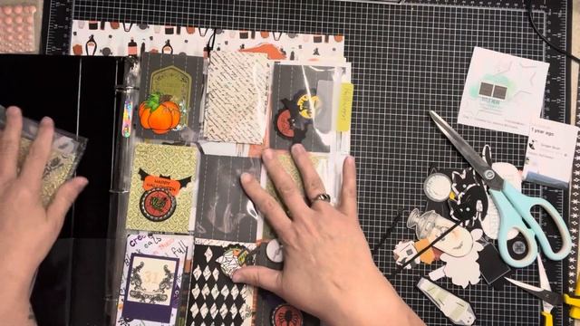 HAPPY HALLOWEEN| SCRAPBOOK LAYOUT PROCESS| |#30DSCBL10 - DAY 1| CTMH FAB-BOO-LESS |#30daysofsketche смотреть онлайн