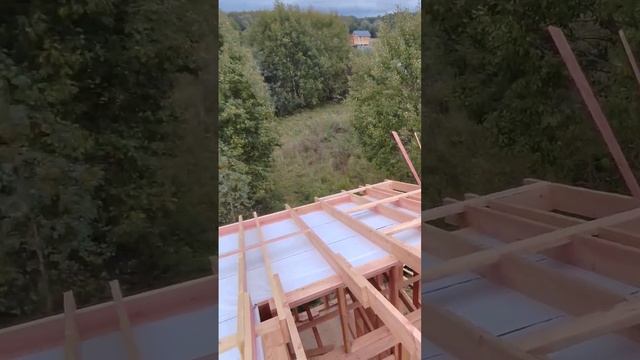 Кровля #мзп #кровля #каркас #стропила #крышадома #барнхаус #домзамиллион #стройка #каркасныйдом #до