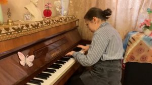 Sofiia. Гамма Ре-бемоль мажор в дециму.