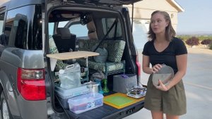 Honda Element Micro Camper Tour: No Build Budget Design