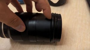 Ремонт резинки на объективе. За 100 рублей