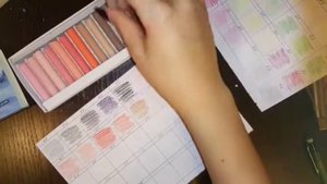 Большой обзор пастели "Петербургский колорит" 75 цв. + палитра