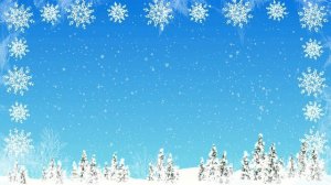 Футаж ❄Зимний фон❄ Веселые снежинки. Красивый зимний фон