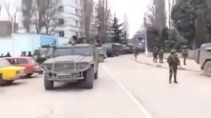 Россия ввела войска в Крым Балаклава 1.03.2014 Russia introduced the army in the Crimea