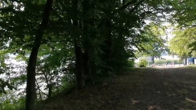 Калининградская область. Правдинское водохранилище. Городской пляж. смотреть онлайн