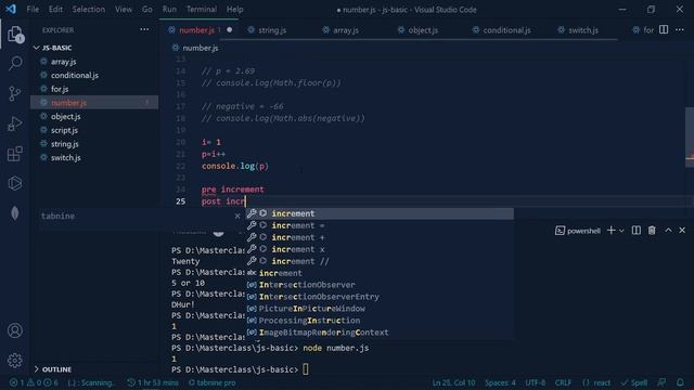 1.4 JavaScript Conditions, For Loop, While Loop, Function смотреть онлайн