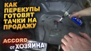 Как перекупы готовят тачки на продажу. Accord от хозяина. Часть 1.