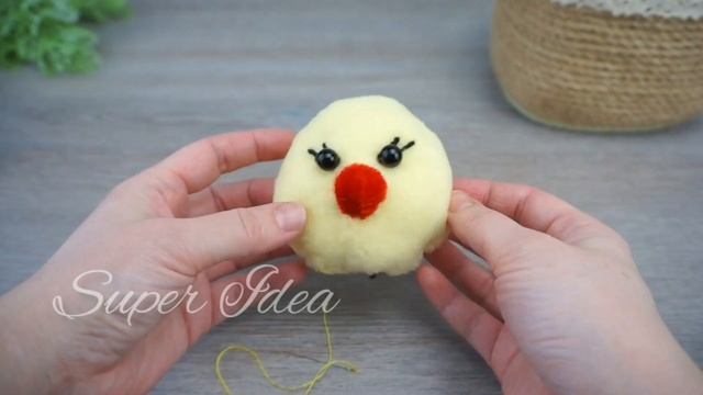 Пасхальный декор. DIY Корзинка Курочка