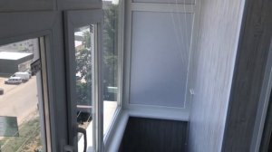 Отделка балкона МДФ панелями